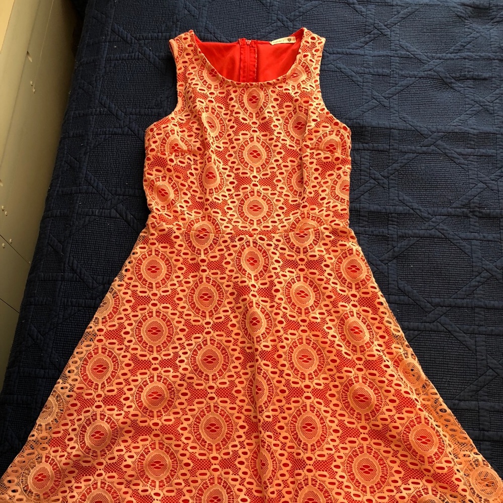 Mesh overlay summer dress